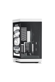 Resim HYTE Y70 Touch Panda Temperli Cam USB 3.2 E-ATX Dual Chamber Mid Tower Ekranlı Gaming Kasa 