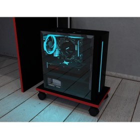 Resim KONAK EV EŞYALARI Red Star Gaming 1.Kalite 100% MDF Bilgisayar Masası,Çalışma Masası,Oyuncu Masası,Gamer,MDF, 