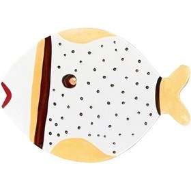 Resim Balık Tasarım Ahşap Supla - Amerikan Servis - Tabak Altı Model 5 Çok Renkli 