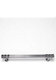 Resim Çizgili Nesli Alüminyum Metal Lüks Modern Mobilya Çekmece Mutfak Dolabı Kulpu Krom 192mm Krom 