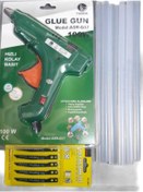 Resim asafyapimarket Asafyapı Tudor Yeşil 100 W Silikon Tabancası 10 adet Mum 