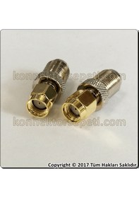 Resim Rp Sma Erkek - F Dişi Konnektör Çevirici Adaptör A+ 