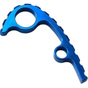 Resim Mingjin Shop 1 Mavi Stil Aksesuarları Dayanıklı Modern Katlanır Kesici Titanyum Alaşımlı Omurga Salma Geri Spacer Shank Pratik Taşınabilir Dıy Spyderco Para 3 (Yurt Dışından) 