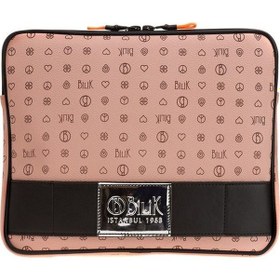 Resim Bilik Deri Monogram Pembe Unisex Laptop & Evrak Çantası Tablet Mn Pembe 