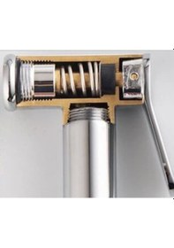 Resim Fause Spiralli Taharetmatik Taharet El Duşu Pirinç Metal KTS100 Krom 