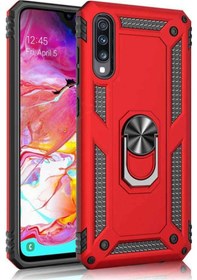 Resim Samsung Galaxy A30S Kilif Metal Yüzüklü Tam Koruma Armor Zirh 406485189 