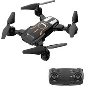 Resim Ruicoo Gt3-pro Kablosuz 4k Çift Kameralı Katlanır Drone, Wifi Bağlantılı Ve Işık Akışı Pozisyonlamalı Oyuncak Siyah 