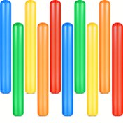 Resim 1 adet Şişme Yüzme Havuzu Çubukları - Yetişkinler için Çok Renkli PVC Dış Mekan Su Oyunu Aksesuarı, Plaj ve Göl Partileri - Dayanıklı ve Eğlenceli Dış Mekan Aktivite Oyuncak, Havuz Oyuncakları ve Oyunları 