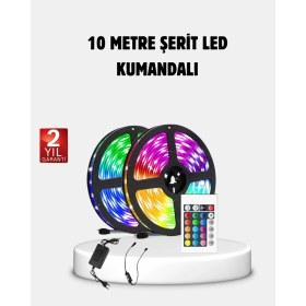 Resim Shopwave Rgb Smart Şerit LED – Tv Arkası ve Dekoratif Alanlar Için Işık Şeridi 