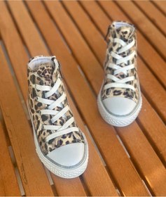 Resim Surpie Shoes Kız Çocuk Günlük Ayakkabı, Çocuk Leopar Ayakkabı (31-35 Numara Işıksızdır) 