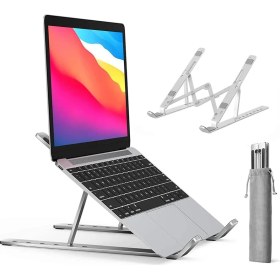 Resim Katlanır Laptop ve Tablet Standı, Siyah 