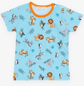 Resim Breeze Girls & Boys Erkek Bebek Pijama Takımı Hayvanlar Alemi Temalı 9 Ay-3 Yaş, Bebe Mavisi-bebe Mavisi Bebe Mavisi 