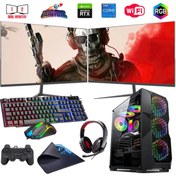 Resim ROGAME İ7 13700f 32gb Ddr4 1tb M2 6gb Rtx3050 Çift 24" Monitörlü Oyun Bilgisayarı (GAMİNG SET) 