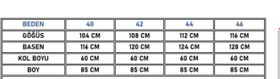 Resim KADO ÇİÇEK JAKAR DESENLİ TAŞ İŞLEMELİ UZUN GÖMLEK 262052 - Lacivert / 44 