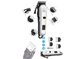 Resim 6018/6008 Ultra Güçlü Pet Series Şarjlı Kablosuz Kedi Köpek Traş Makinesi Evcil Hayvan Tüy Kesme 