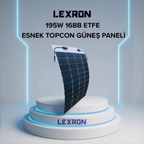 Resim Lexron 195W 16BB Etfe Topcon Güneş Paneli 
