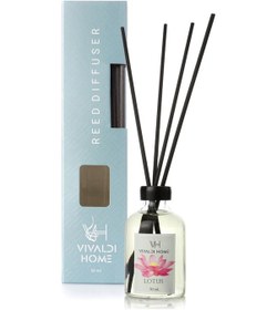 Resim Vivaldi Home Lotus Çiçeği Çubuklu Oda Kokusu Esansiyel Uçucu Yağ 50 ML 