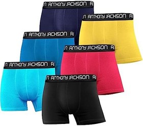 Resim 6'lı Kutu Premium Likralı Erkek Boxer 