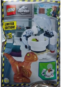Resim Lego Jurassic World 122219 Raptor With Hatchery 
