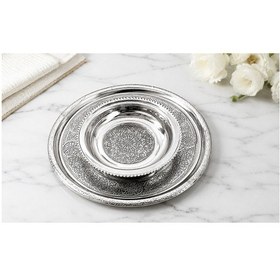 Resim Gül Mutfak Çelik Kase Çorba Beyran Kelle Paça Sunum Ikram Tabaklı Kase Servis Tabağı Inox 