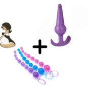 Resim Loveross 2 Li Anal Plug Seti - Anal Alıştırıcı Ve Açıcı Set 