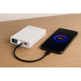 Resim Enerx Enr -p10188dc 10000 Mah 2.1 Amper Dijital Göstergeli Powerbank 