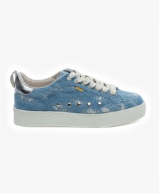 Resim Greyder Kadın Mavi Hakiki Deri Sneaker Ayakkabı 5Y2UA34443 