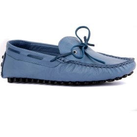 Resim Sail Laker's - Kot Mavi Deri Erkek Loafer 101-3791-11169 