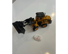 Resim Sürtmeli Iş Makinaları Kepçe Çevirmeli Ön Tekerler 24 x 9 cm 