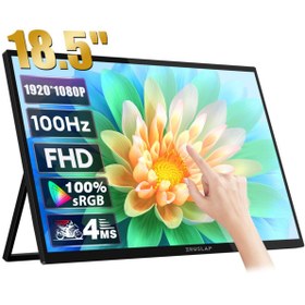 Resim ZEUSLAP Z18t 18.5" 1920*1080@100hz Full Hd Ips Panel Type-c 300cd/m² Dokunmatik,taşınabilir Monitör 
