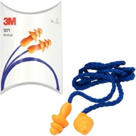 Resim 3m 1271 Yıkanabilir İpli Kulak Tıkacı (1 Çift) 