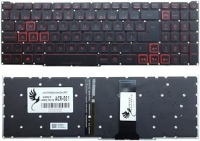 Resim Acer Nitro 5 An515-55 N20C1 Notebook İle Uyumlu Klavye Işıklı 