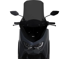 Resim GP Kompozit Yamaha NMAX 125 / 155 2021-2024 Uyumlu Ayaklı Tur Camı Füme 72 cm 