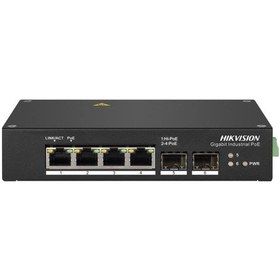 Resim Ds-3t0506hp Industrial Poe Switch 4 Port Fast Ethernet Industrial Poe Switch 