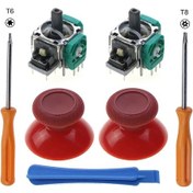 Resim Red-jcd 3d Analog Joystick Sensörü Modülü Potansiyometre Başparmak Çubuğu Microsoft Xbox One Serisi Sx Denetleyicisi 