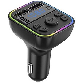 Resim Winex G39 FM Handsfree Bluetooth Modülatör MP3 Player Type-C Çıkışlı Araç Şarj Aleti 