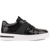 Resim Sail Lakers - Siyah Rugan Deri Bağcıklı Erkek Sneaker 