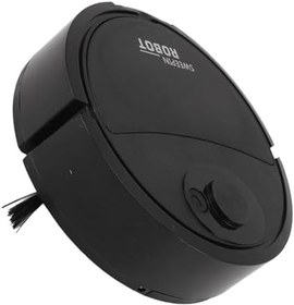 Resim Robotlu Süpürge Balck Akıllı Süpürme Robotu 3 in 1 Güçlü Emiş Döner Tekerlek Sert Zemin Için Mini Paspas Vakum 