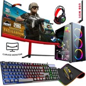 Resim DMC N42x (PUBG,GTA 5) I5 3470,16gb,256gb Ssd,500gb Hdd,gtx1050ti,23'8 Curved Oyuncu Masaüstü Bilgisayar 