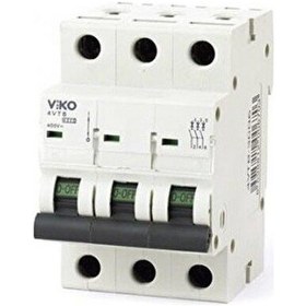 Resim Viko 3X40A C Tipi 4.5Ka Trifaze Otomatik Sigorta 