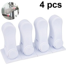 Resim Ic Pencere Kilidi Çocuk, Kapı Kolu Kilidi Balkon Kapısı Bebek Güvenliği Beyaz 