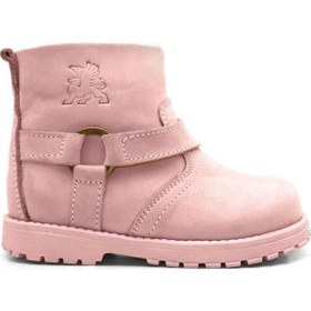Resim Rakerplus Chiron Hakiki Deri Pembe Fermuarlı Kız Bebek Bot Pembe 