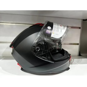 Resim Sway Sw-865 Güneş Gözlüklü Kask Siyah Mat 