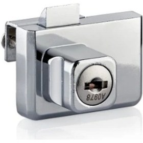 Resim Canex Cam Kilidi Çarpma Dilli Çiftli - 10 Adet Gri 