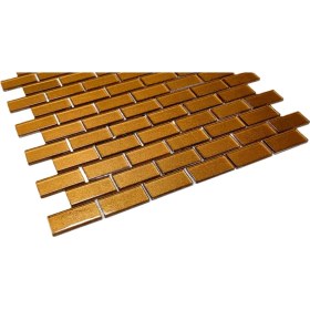 Resim MozaiKristaL Mutfak Tezgah Arası ve Tüm Yaşam Alanları Için Kristal Cam Mozaik. Cam Ölçüleri: 23X48X4 Mm. File Ölçüsü: 23X48 Mm. ( 1 Koli = 11 File = 1 m2 Fiyatıdır ) 