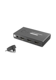 Resim Hadron Hdx1373 2 Port + 4- Hdmi Kvm Switch Usb Hdmi Kablolu Siyah 