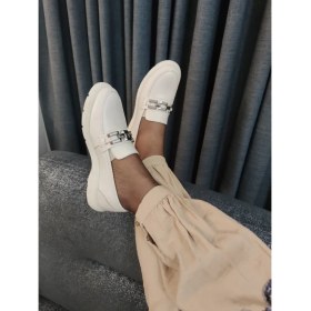 Resim Çiğdem Kundura Julep-Kadın Gerçek Deri Oxford Günlük AYAKKABI(BRÇA17-A17A) - Bej - 36 