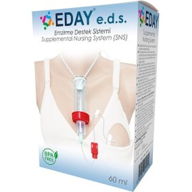 Resim Eday Eds Emzirme Destek Sistemi 60 ML Mavi 