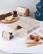 Resim Mithra Life 8 Adet Krem Kapaklı Kahvaltılık Seti Saklama Kabı MIT1164 