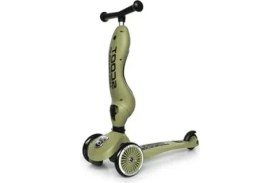 Resim Oturaklı Çocuk Scooter - Olive Renkli 